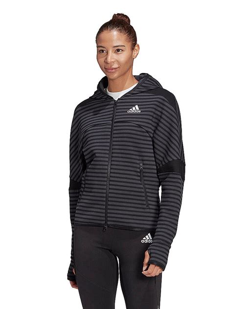 adidas performance kapuzenjacke damen schwarz|schwarze Kapuzenjacken für Damen .